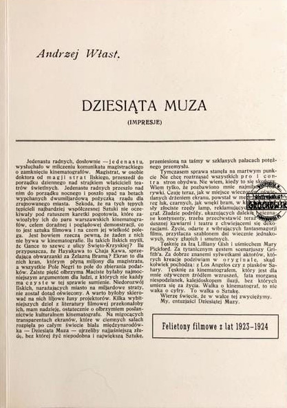 Dziesiąta Muza