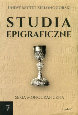 Studia epigraficzne. T. 7