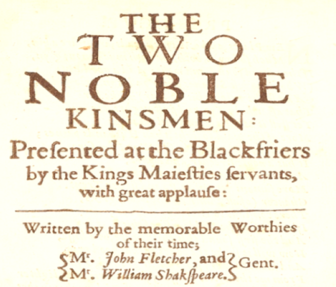 afisz two noble kinsmen