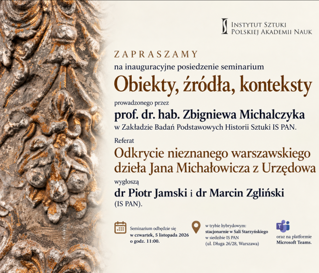 Zaproszenie na seminarium